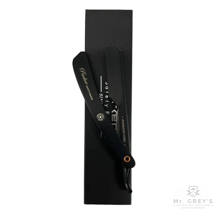 Опасная бритва Parker PTBMetal Professional Barber Razor Опасная бритва Parker PTBMetal Professional Barber Razor