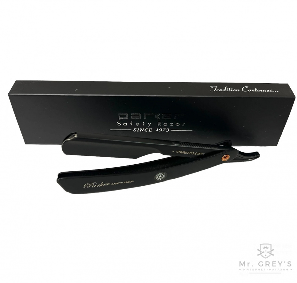 Опасная бритва Parker PTBMetal Professional Barber Razor Опасная бритва Parker PTBMetal Professional Barber Razor