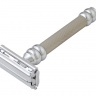 Станок для бритья Т-образный Pearl SBF-11 Silver Twist Butterfly Станок для бритья Т-образный Pearl SBF-11 Silver Twist Butterfly