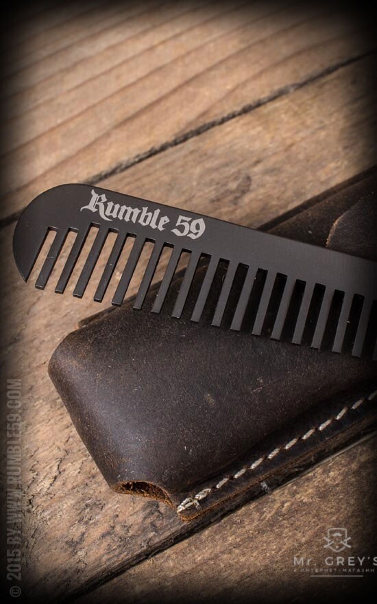 Расчёска Rumble59 Butterfly Comb with Leather Case