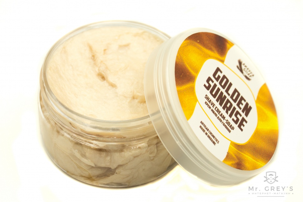 Крем-мыло для бритья Golden Sunrise Areffa Soap