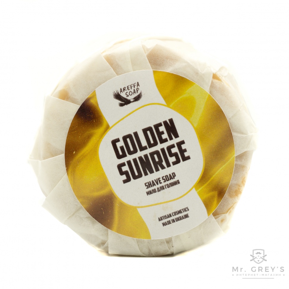 Мыло для бритья Golden Sunrise Areffa Soap