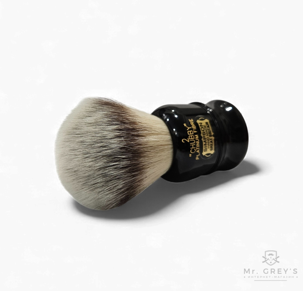 Помазок для бритья Simpson Chubby 2 Platinum Synthetic Fibre Luna