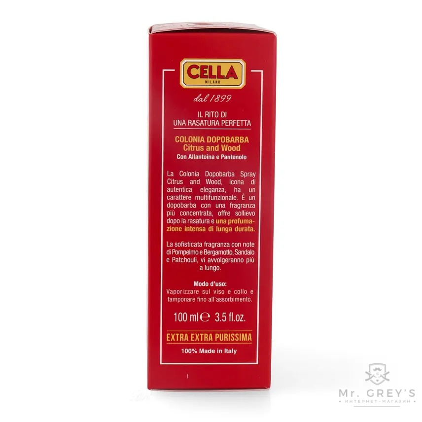 Одеколон Cella Aftershave Cologne Spray Citrus and Wood 100ml Одеколон Cella Aftershave Cologne Spray Citrus and Wood 100ml
