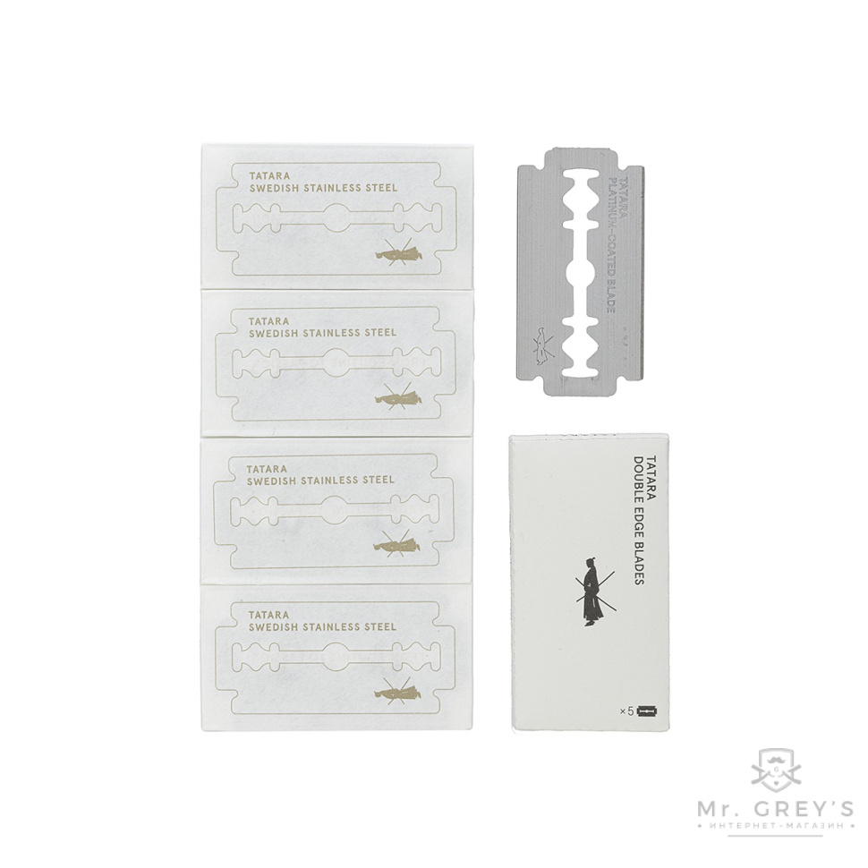 Леза для безпечної бритви Tatara Double Edge Safety Razor Blades