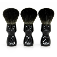Помазок для бритья Omega 91932/HE Black Hi-Brush Fiber Shaving Brush OMEGATTO