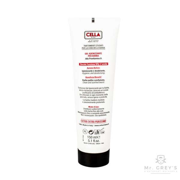 Гель для бороды антибактериальный Cella Beard Hygenic Gel 150ml Гель для бороды антибактериальный Cella Beard Hygenic Gel 150ml