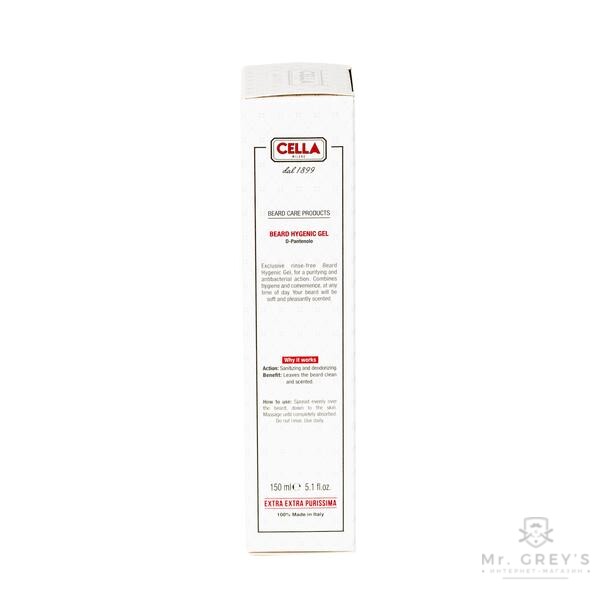 Гель для бороды антибактериальный Cella Beard Hygenic Gel 150ml Гель для бороды антибактериальный Cella Beard Hygenic Gel 150ml