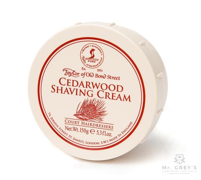 Крем для бритья Taylor of Old Bond Street Cedarwood 150g