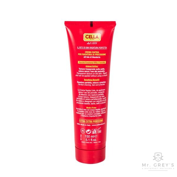 Крем для бритья Cella Rapid Shaving Cream 150ml Tube