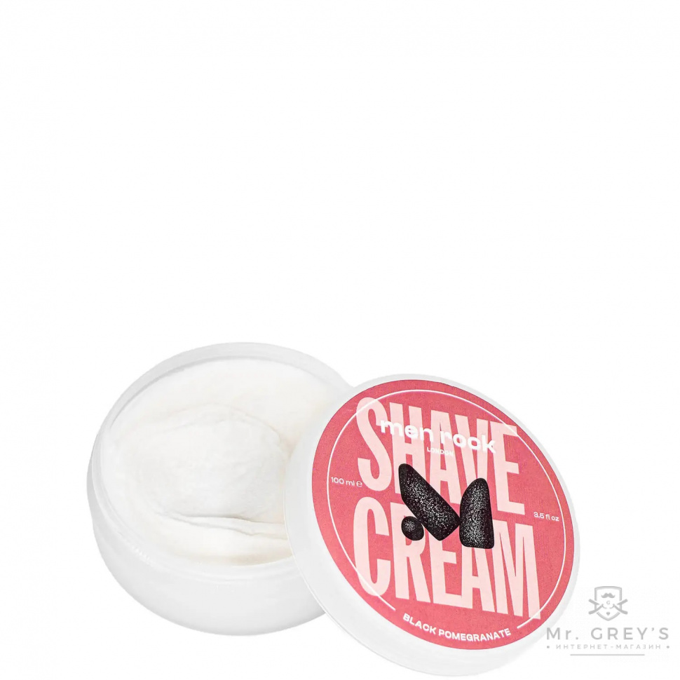 Крем для бритья Men Rock Black Pomegranate Shave Cream Крем для бритья Men Rock Black Pomegranate Shave Cream