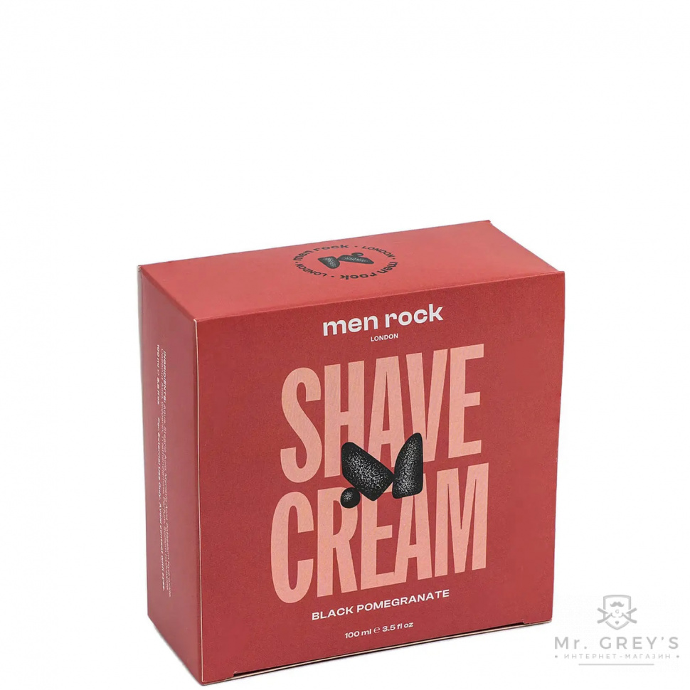 Крем для бритья Men Rock Black Pomegranate Shave Cream Крем для бритья Men Rock Black Pomegranate Shave Cream