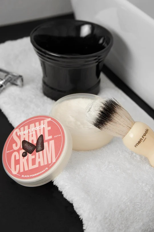 Крем для бритья Men Rock Black Pomegranate Shave Cream Крем для бритья Men Rock Black Pomegranate Shave Cream