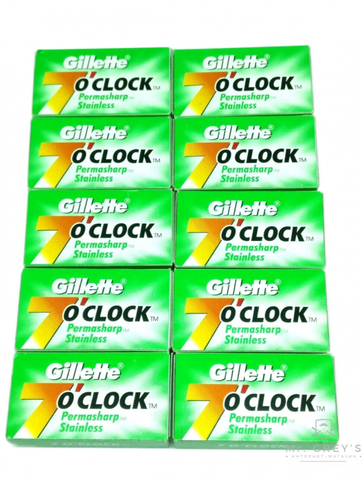 Леза для безпечної бритви Gillette 7 O’Clock Permasharp Stainless