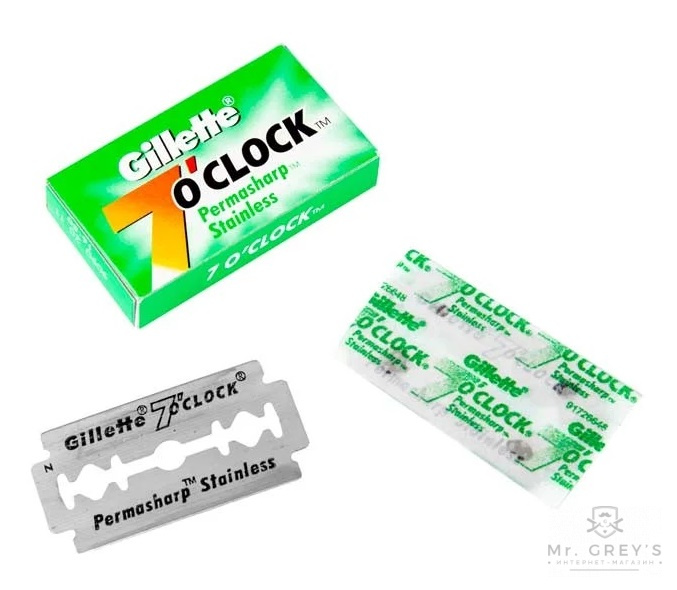 Леза для безпечної бритви Gillette 7 O’Clock Permasharp Stainless