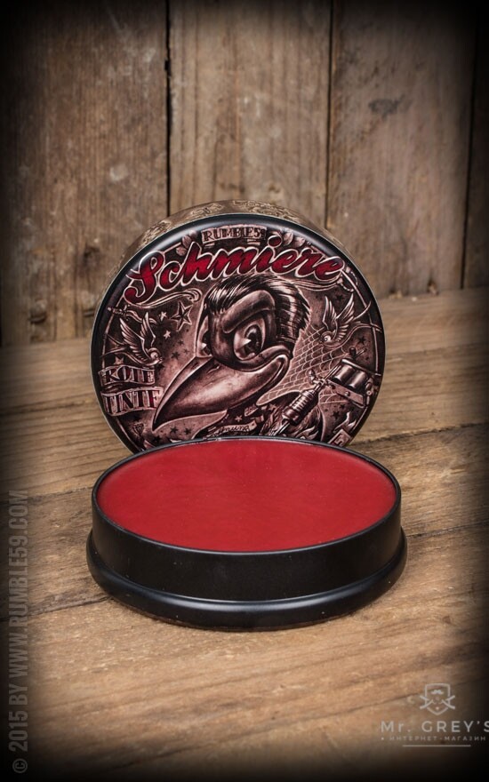 Помада для укладки волос Rumble59 Schmiere Red Ink Pomade Medium Помада для укладки волос Rumble59 Schmiere Red Ink Pomade Medium