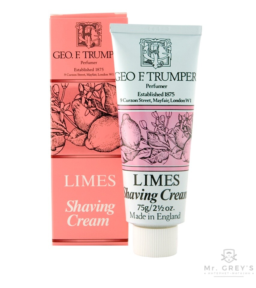 Крем для гоління Geo F Trumper Extract of Limes Soft Shaving Cream Tube 75g