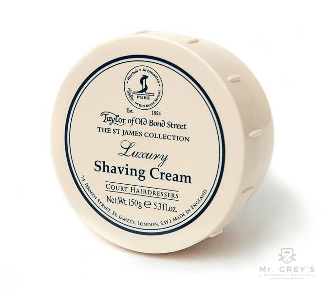 Крем для бритья Taylor of Old Bond Street St James Collection 150g