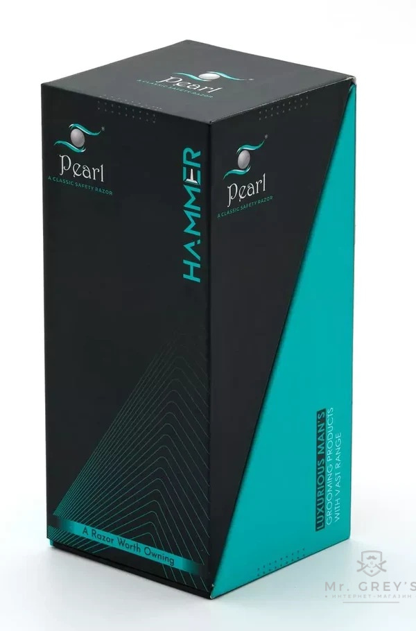 Станок для бритья Т-образный Pearl Hammer Double Edge Safety Razor Closed Сomb & Open Comb Станок для бритья Т-образный Pearl Hammer Double Edge Safety Razor Closed Сomb & Open Comb
