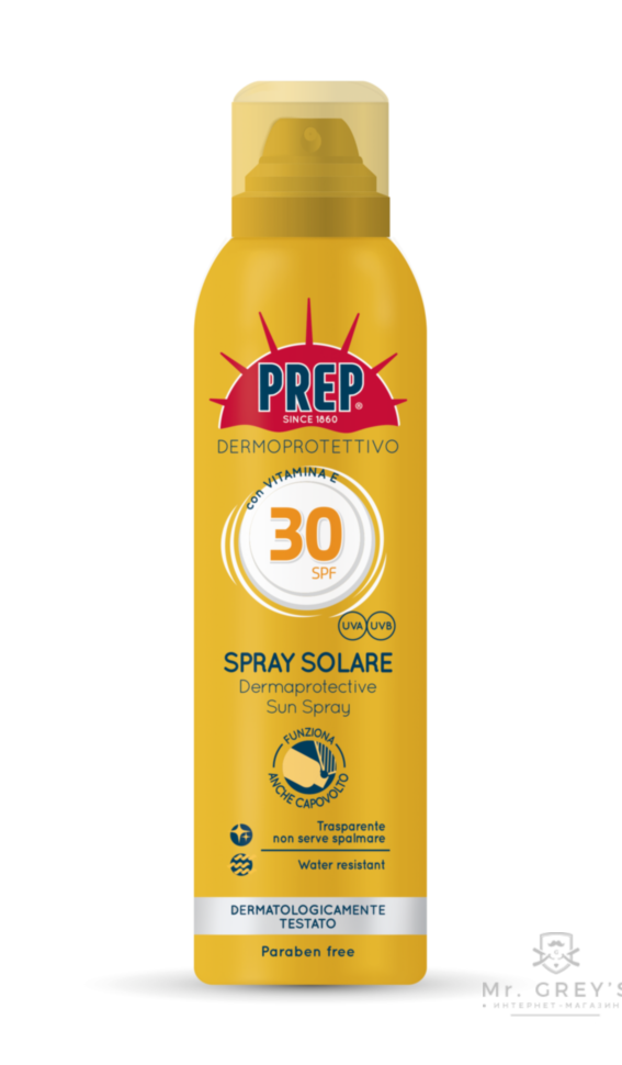 Спрей для защиты от солнца дермапротективный PREP Derma Protective Sun Spray  SPF 30