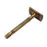 Станок для бритья Т-образный Pearl SS-01 Antique Brass Closed Comb