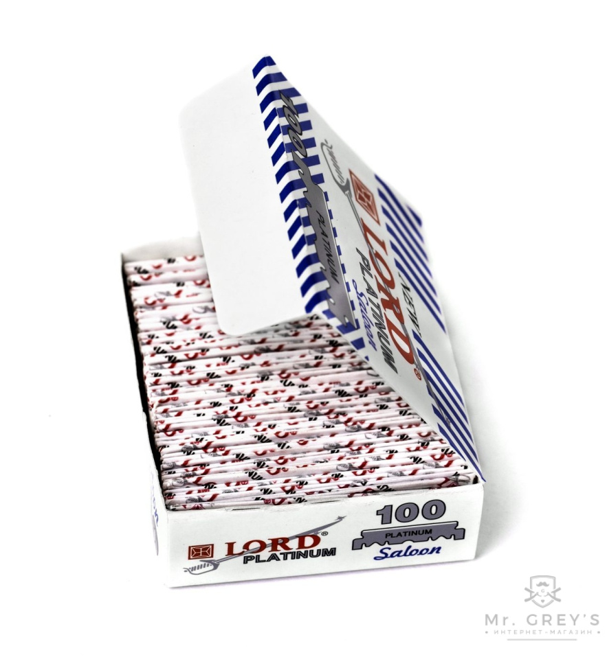 Лезвия Lord Platinium Saloon Single Edge Razor Blades Лезвия Lord Platinium Saloon Single Edge Razor Blades