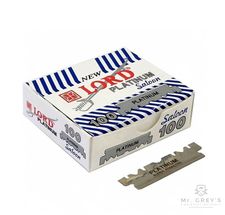Лезвия Lord Platinium Saloon Single Edge Razor Blades