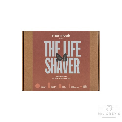 Подарочный набор Men Rock Double Edge Razor Ultimate Shaving Gift Set Sandalwood Подарочный набор Men Rock Double Edge Razor Ultimate Shaving Gift Set Sandalwood