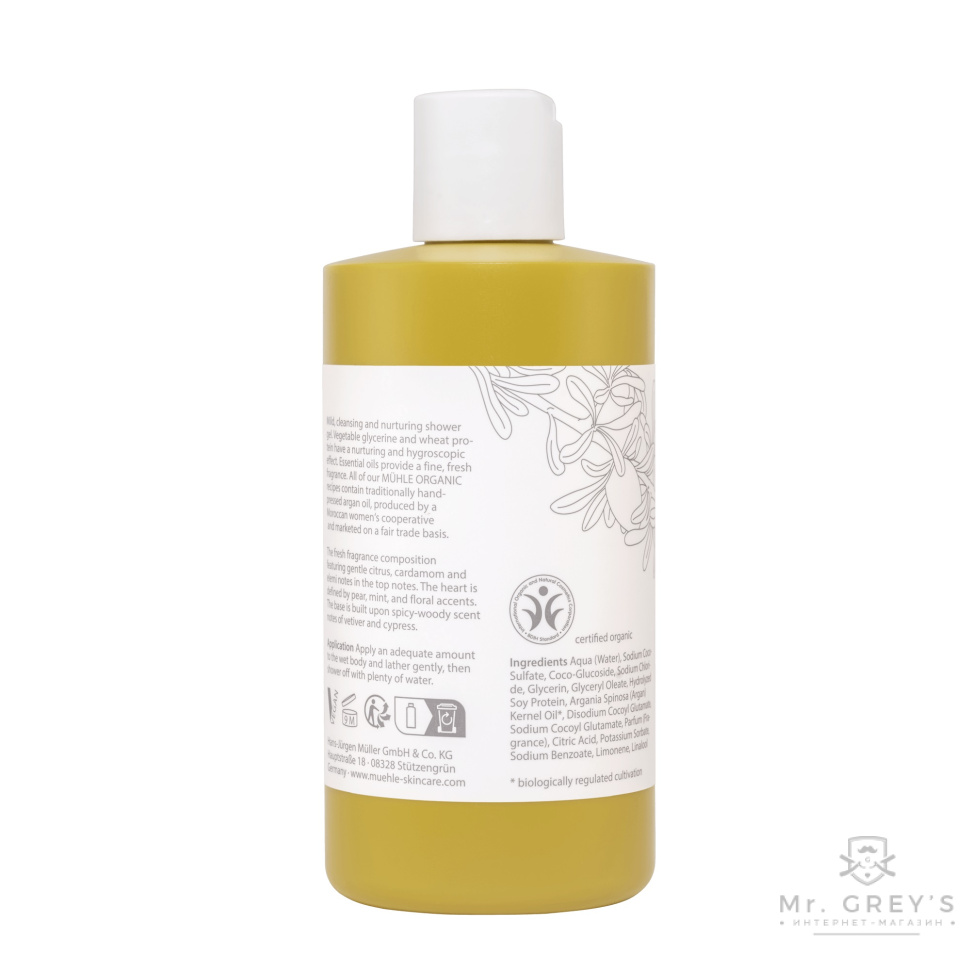 Гель для душа ORGANIC Shower Gel from Muehle