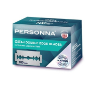 Лезвия для безопасной бритвы Personna GEM Platinum Diamond Glide (100 лезвий)