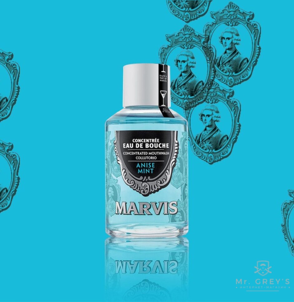 Ополіскувач для рота Marvis Anise Mint Mouthwash Concentrate 120ml Ополіскувач для рота Marvis Anise Mint Mouthwash Concentrate 120ml