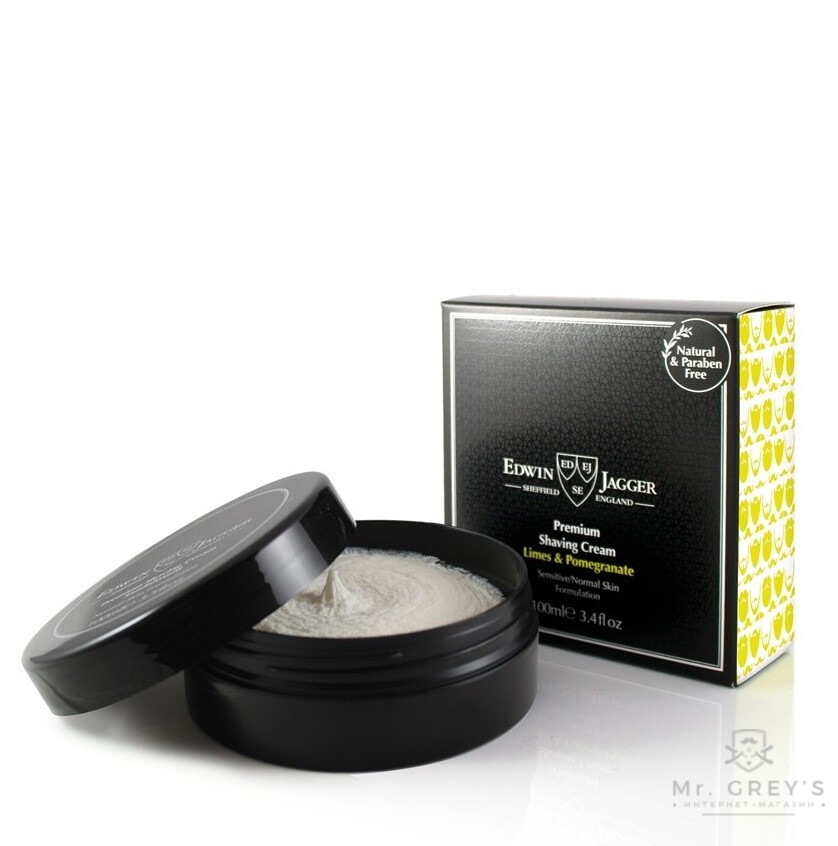 Крем для гоління Edwin Jagger Limes & Pomegranate 100ml
