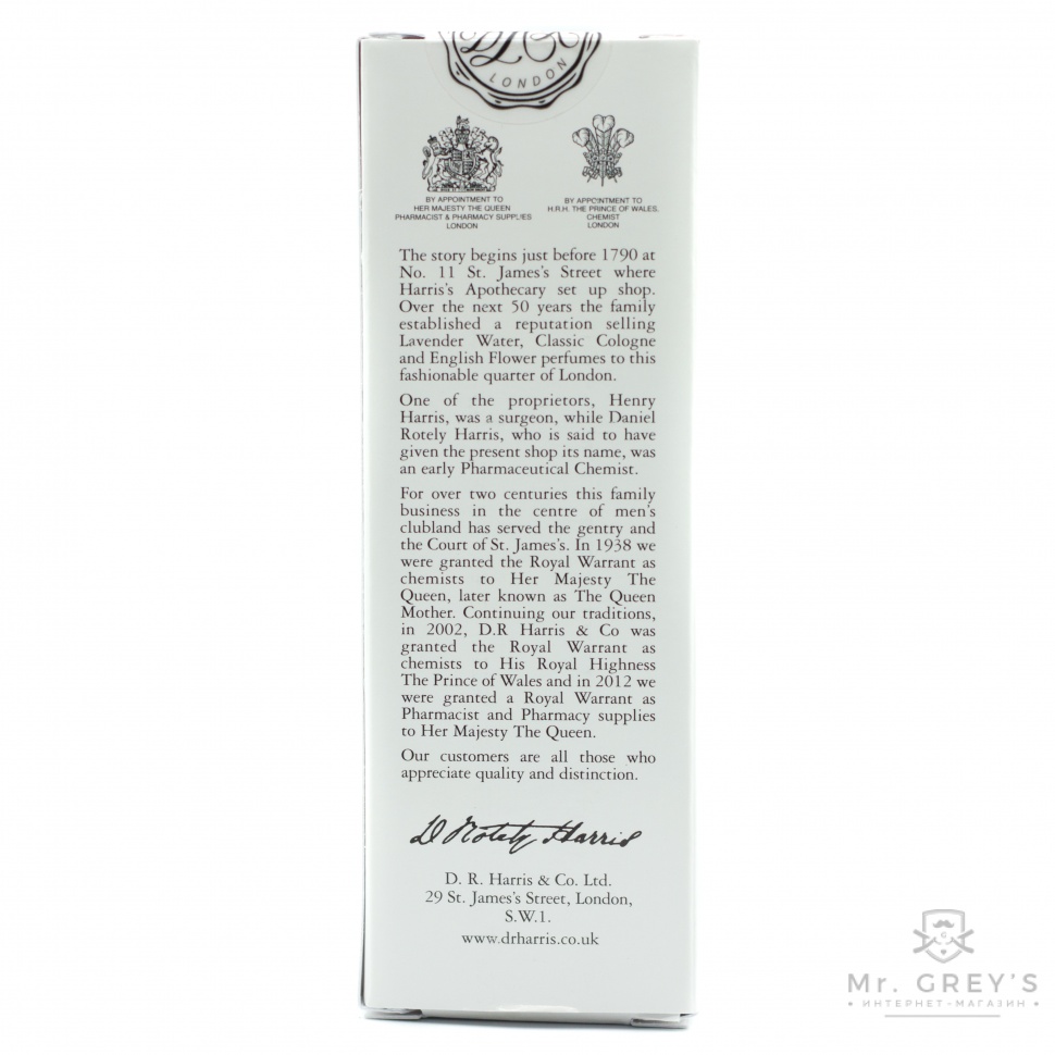Одеколон Sandalwood Cologne D R Harris 50ml Spray