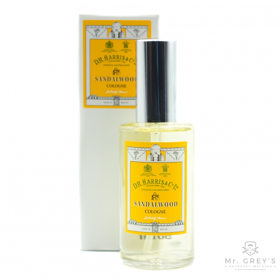 Одеколон Sandalwood Cologne D R Harris 50ml Spray