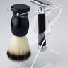 Стенд для станка і помазка Pearl Acrylic Razor & Brush Stand Clean SA-05T