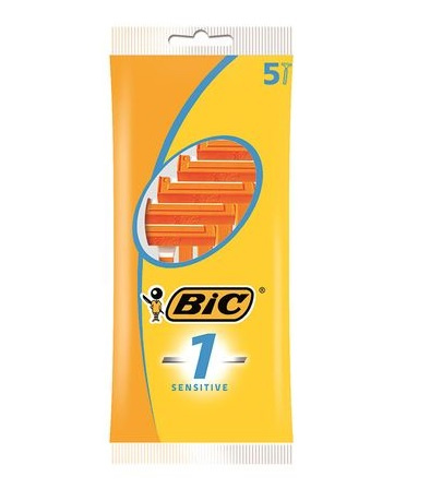 Станок одноразовый BIC 1 Sensitive, 5 шт