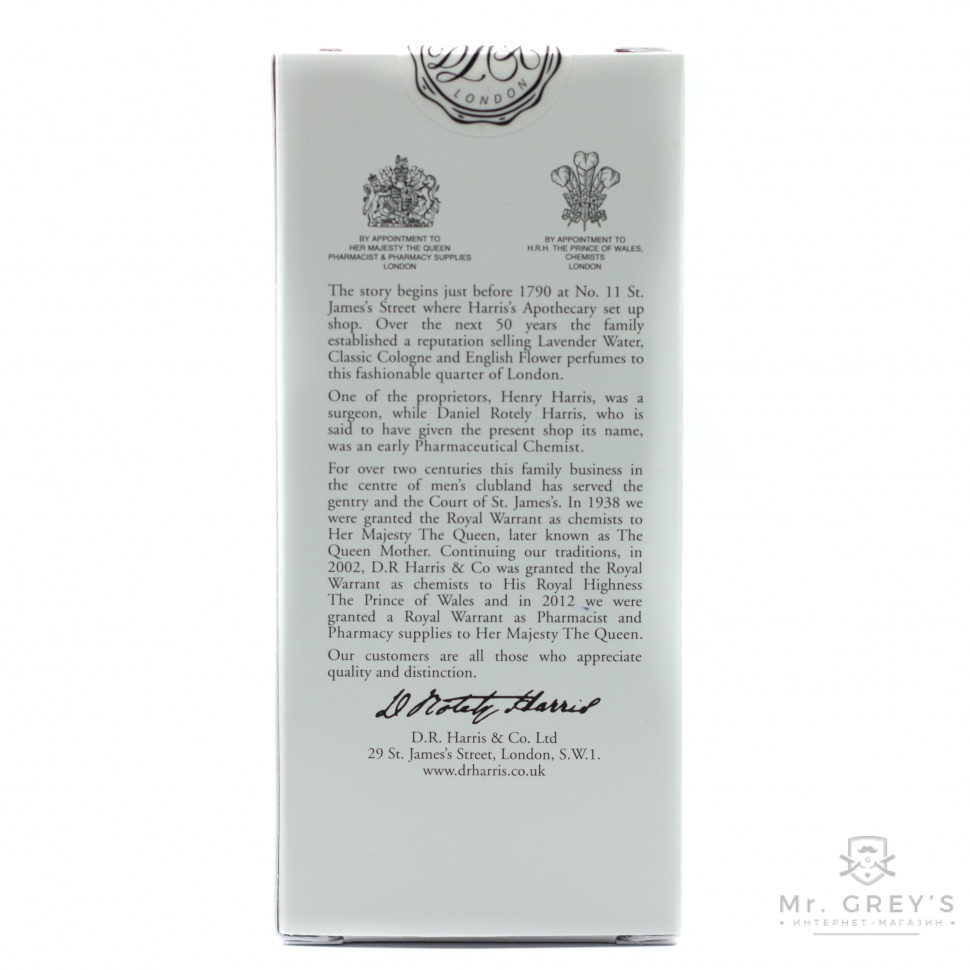Туалетна вода WINDSOR EAU DE TOILETTE D R Harris 100ml