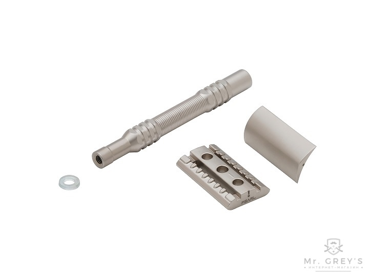 Станок для гоління Т-подібний Pearl L-65 Semi Slant Stainless Steel Станок для гоління Т-подібний Pearl L-65 Semi Slant Stainless Steel
