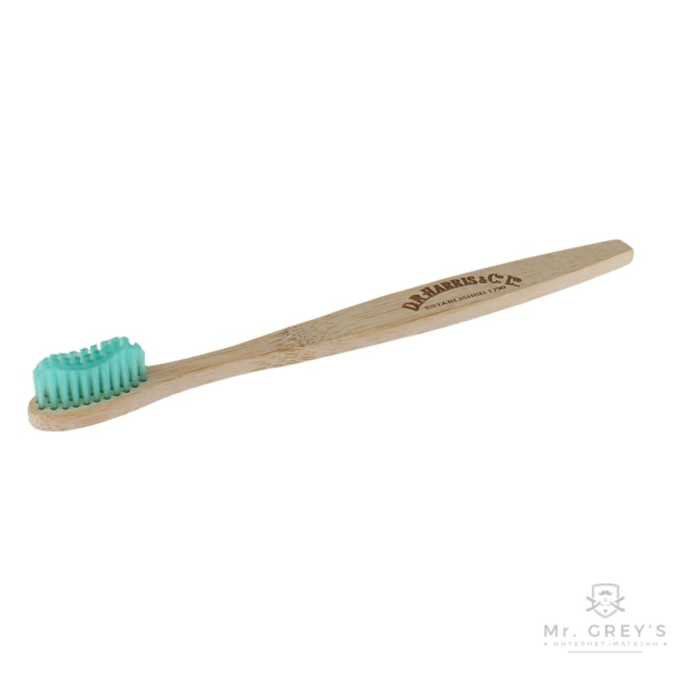 Зубна щітка D R Harris Green Bristle Biodegradable Bamboo Toothbrush