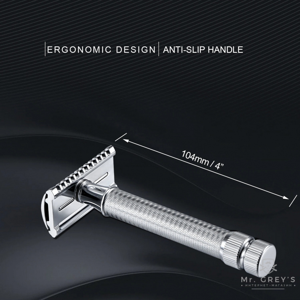 Станок для бритья Т-образный BAILI Legend Pro BRB3P Open Closed Comb Станок для бритья Т-образный BAILI Legend Pro BRB3P Open Closed Comb