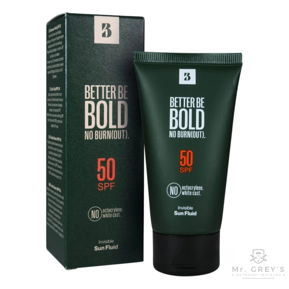 Крем солнцезащитный Better Be Bold Invisible Sun Fluid SPF 50, 50ml