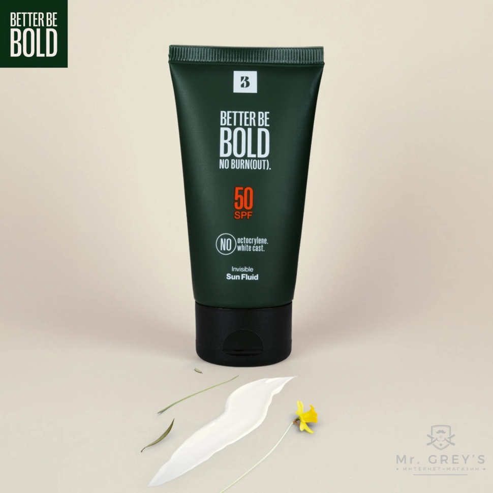 Крем солнцезащитный Better Be Bold Invisible Sun Fluid SPF 50, 50ml Крем солнцезащитный Better Be Bold Invisible Sun Fluid SPF 50, 50ml