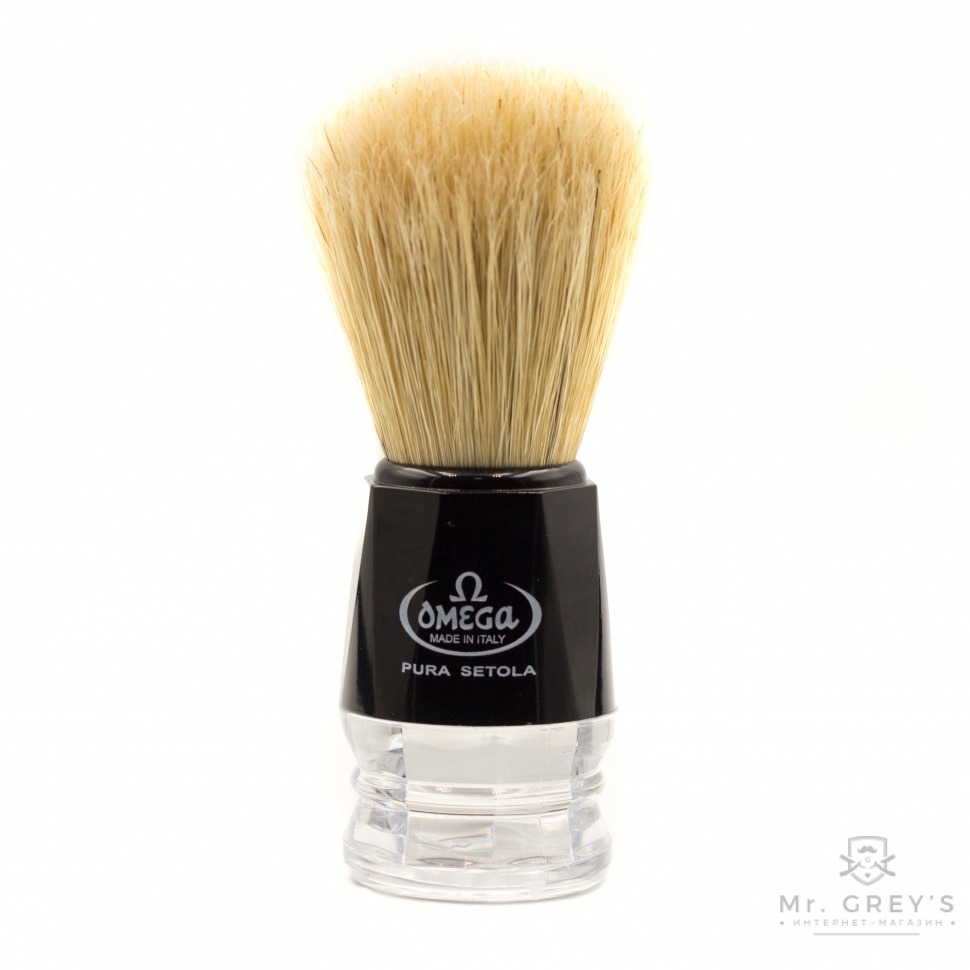 Помазок для бритья Omega 10019 Pure Bristle