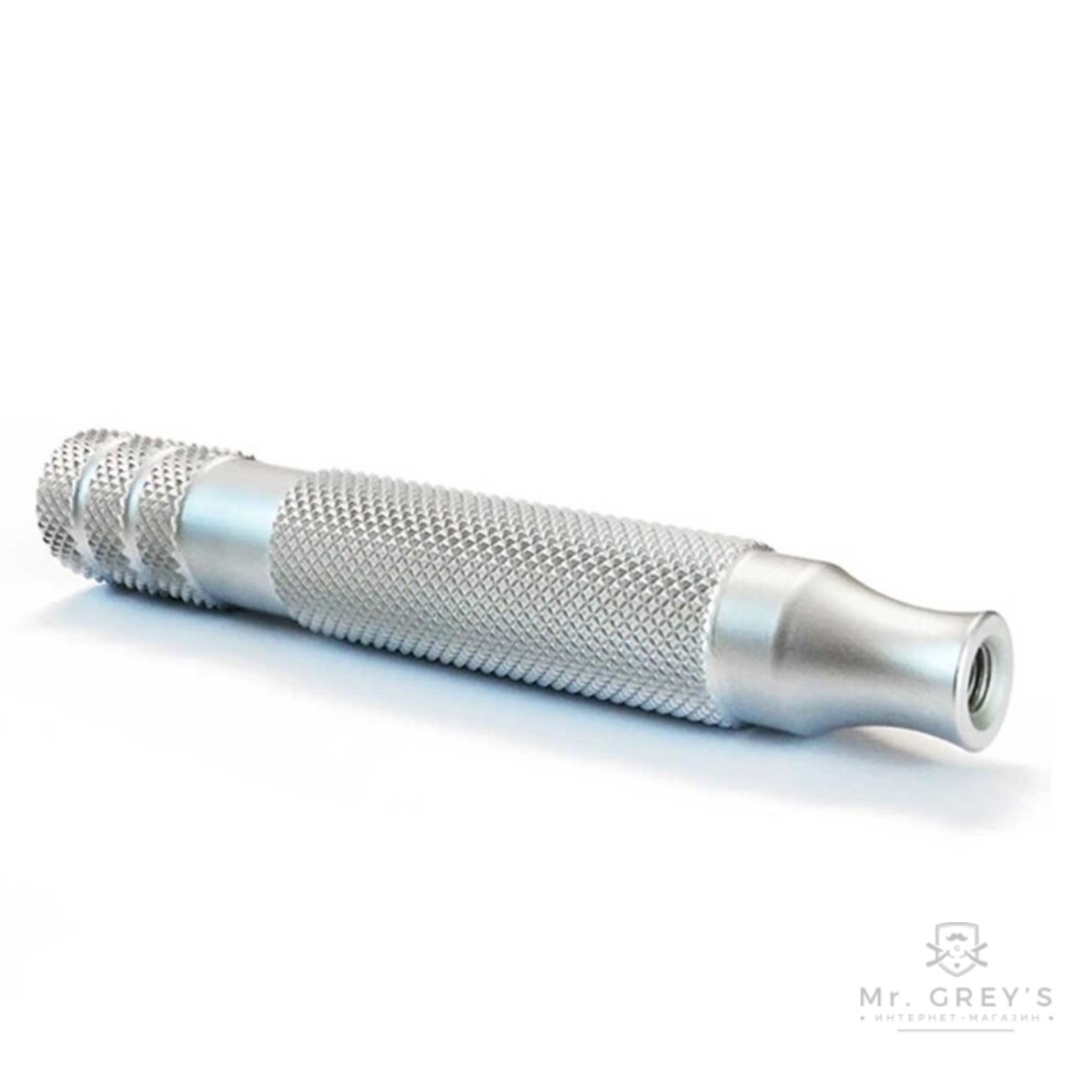 Ручка iKon Bulldog Stainless Steel Handle for Safety Razor 90mm