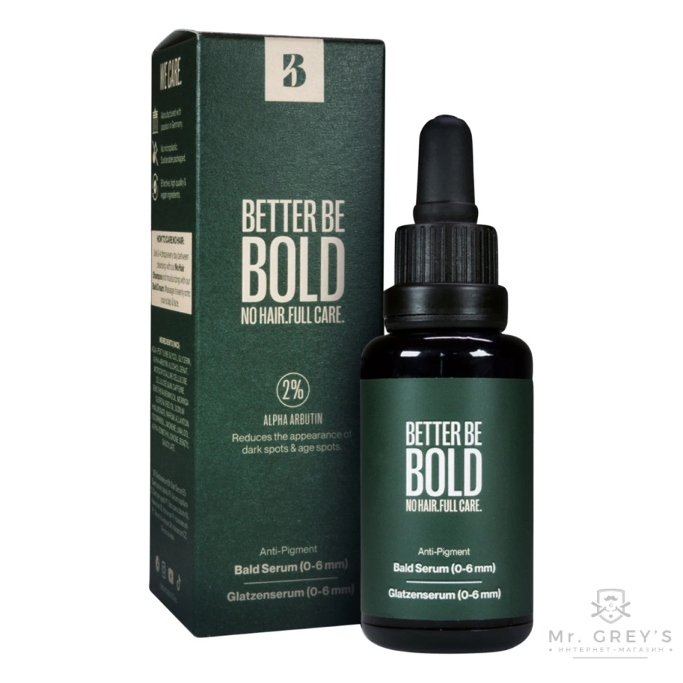 Антипигментная сыворотка против темных пятен и старения Better Be Bold Anti-Pigment Bald Serum 30ml