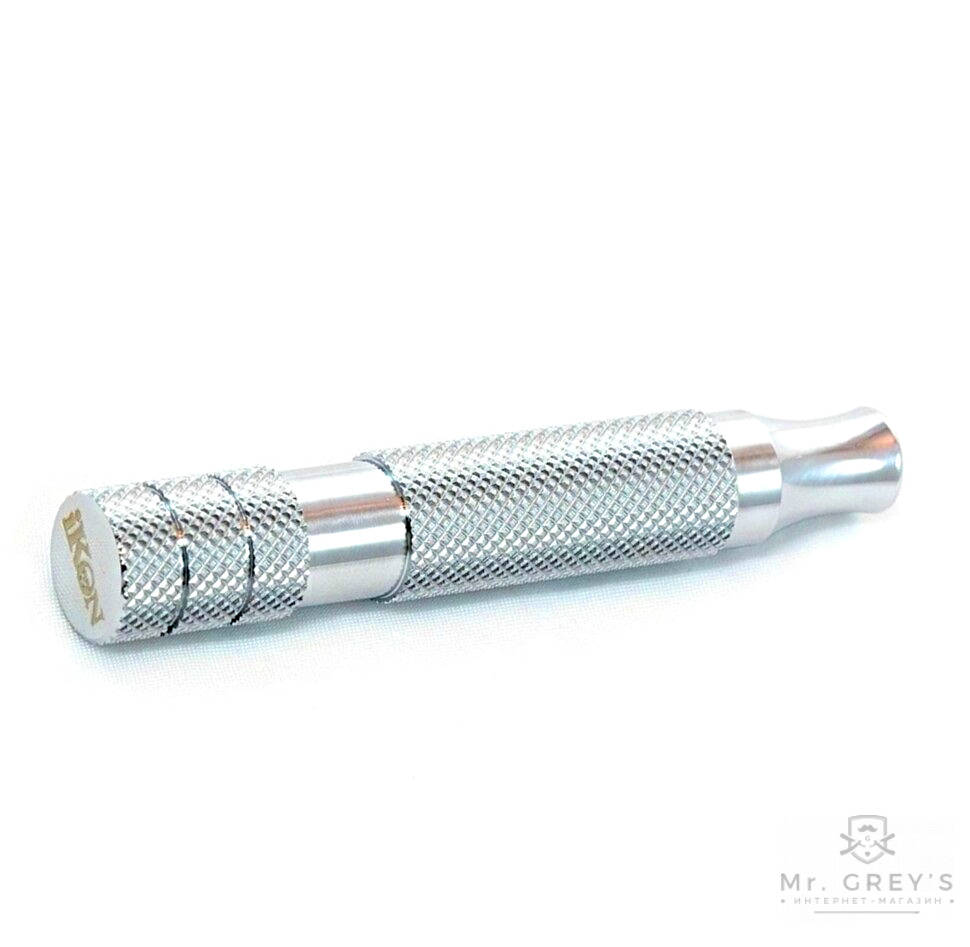 Ручка iKon Bulldog Stainless Steel Handle for Safety Razor 80mm