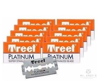 Леза для безпечної бритви Treet Platinum Super Stainless Steel 