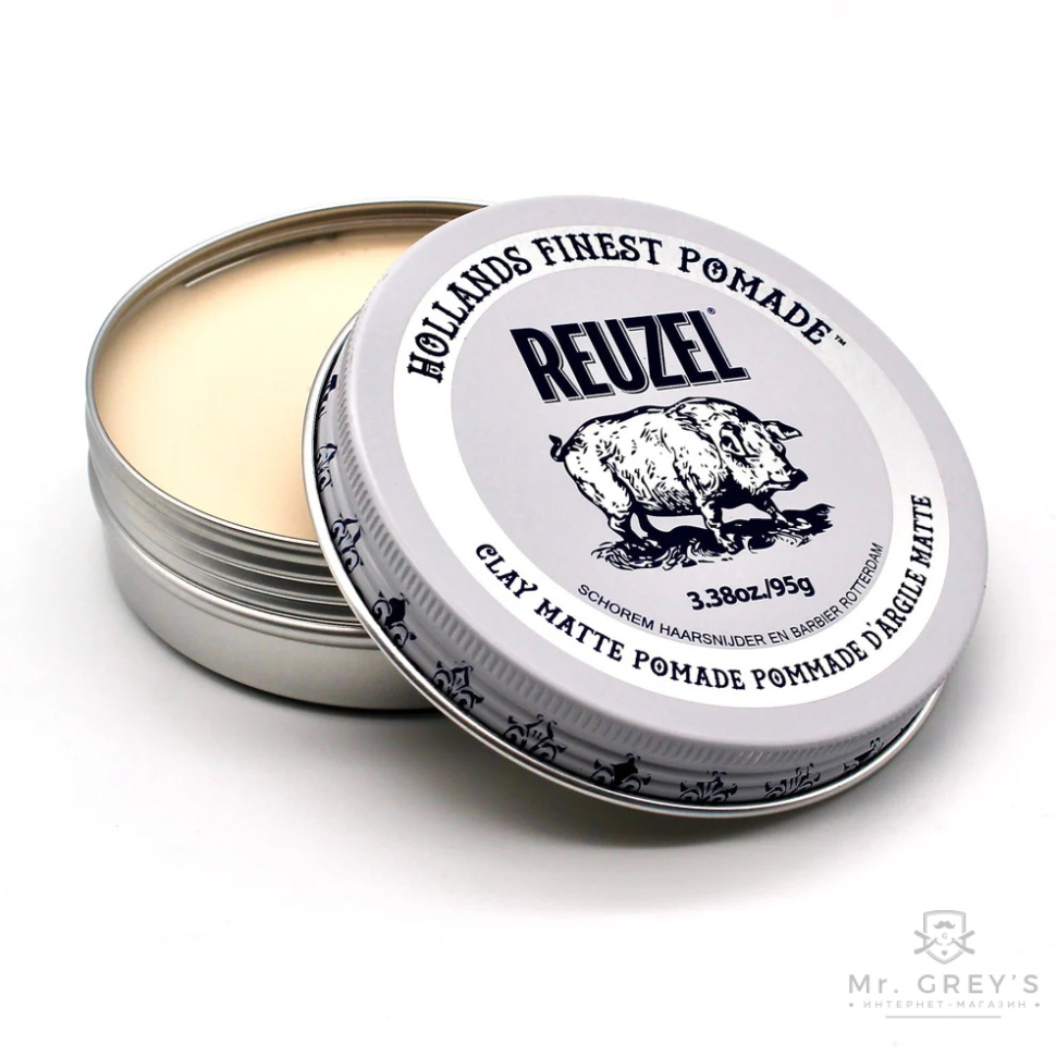 Глина для укладки волосся REUZEL Clay Matte Pomade 95g