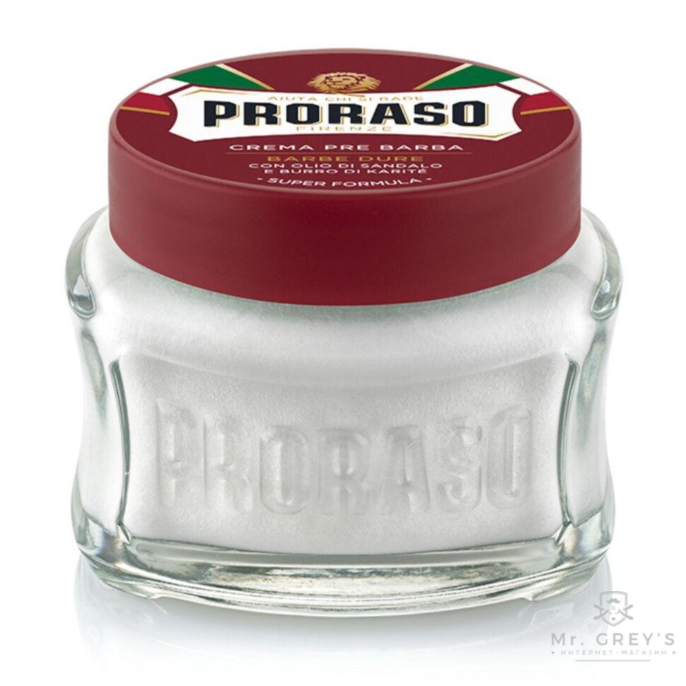 Крем до гоління для жорсткої щетини PRORASO