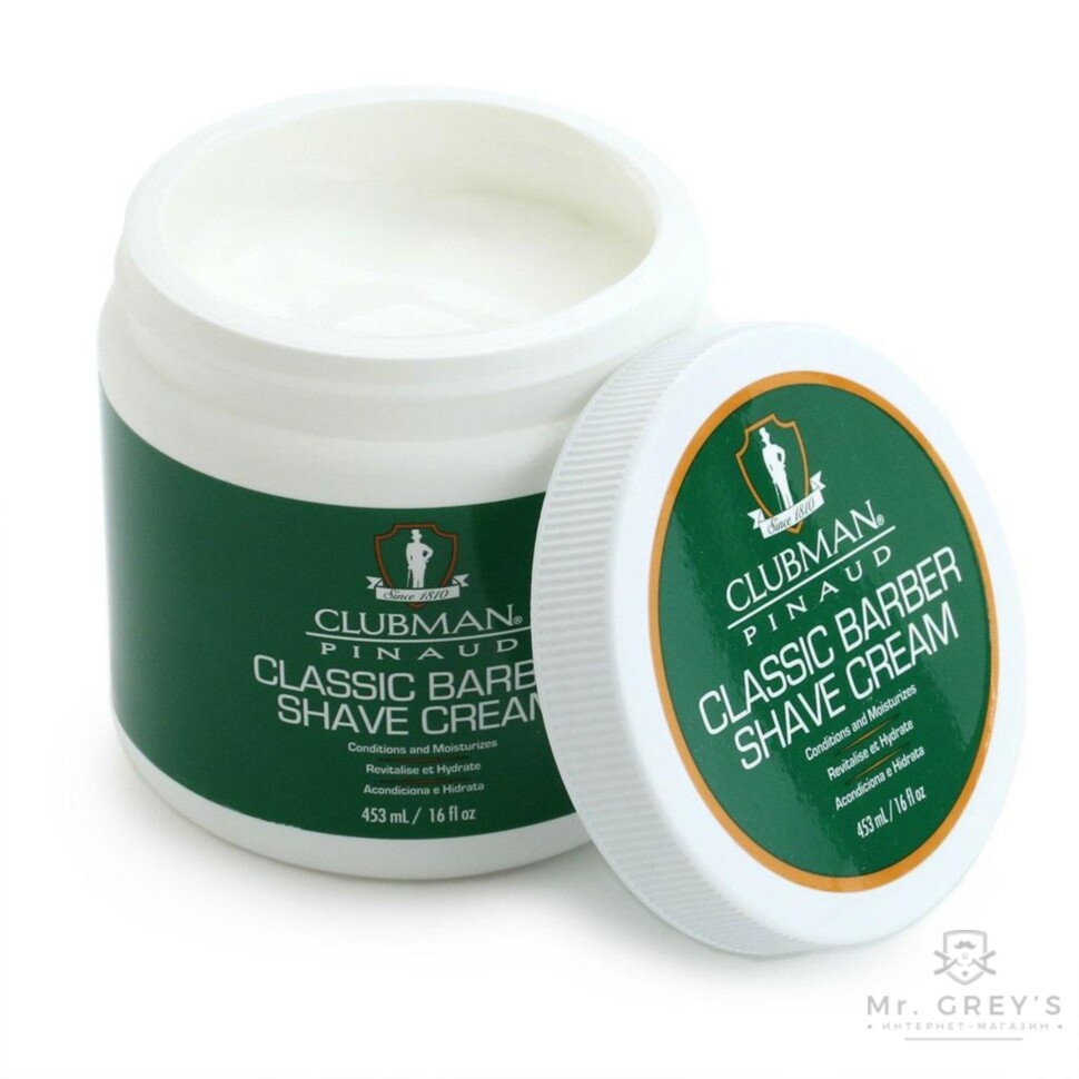 Крем для бритья Clubman Pinaud Classic Barber Shave Cream 453ml Крем для бритья Clubman Pinaud Classic Barber Shave Cream 453ml